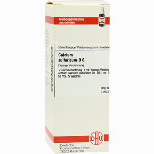 Calcium Sulf D6 Dilution 50 ml - ab 0,00 €