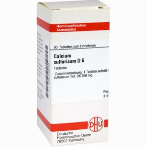 Calcium Sulf D6 Tabletten 80 Stück - ab 8,22 €
