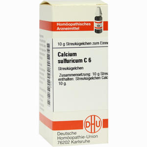 Calcium Sulfuricum C6 Globuli 10 g - ab 7,58 €