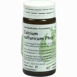 Calcium Sulfuricum Phcp Globuli 20 g - ab 7,92 €