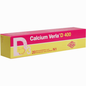 Calcium Verla D 400 Brausetabletten 20 Stück Calcium Verla D 400 Brausetabletten 20 Stück