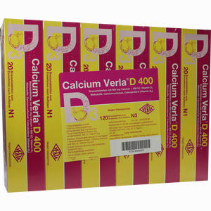 Calcium Verla D 400 Brausetabletten  120 Stück - ab 30,95 €