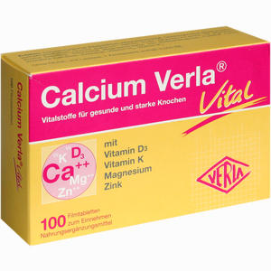 Calcium Verla Vital Filmtabletten 100 Stück - ab 10,65 €