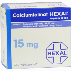 Calciumfolinat 15mg Hexal Kapseln 90 Stück - ab 0,00 &euro;