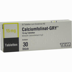 Calciumfolinat- Gry 15mg Tabletten  30 Stück - ab 151,19 €