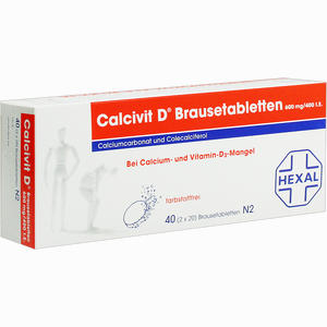 Calcivit D Brausetabletten 40 Stück - ab 9,23 €