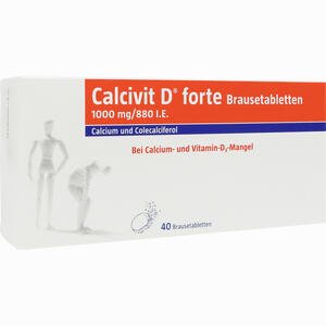 Calcivit D Forte Brausetabletten 40 Stück - ab 18,90 €