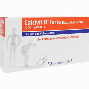 Calcivit D Forte Brausetabletten  50 Stück - ab 23,81 &euro;