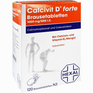 Calcivit D Forte Brausetabletten  120 Stück - ab 56,98 &euro;