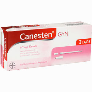 Abbildung von Canesten Gyn 3- Tage- Kombi Kombipackung 1 Packung Abbildung von Canesten Gyn 3- Tage- Kombi Kombipackung 1 Packung