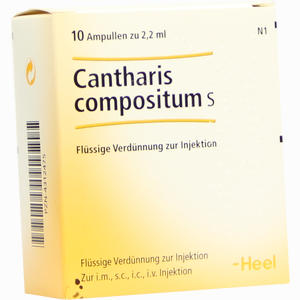 Cantharis Comp S Ampullen 10 Stück - ab 15,27 €