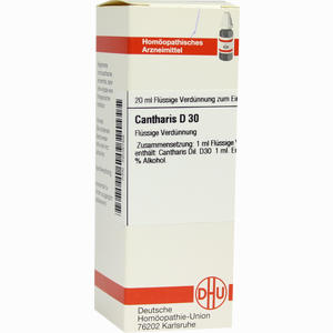 Cantharis D30 Dilution 20 ml - ab 8,82 €