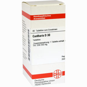 Cantharis D30 Tabletten 80 Stück - ab 7,94 €