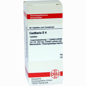 Cantharis D4 Tabletten 80 Stück - ab 8,40 €