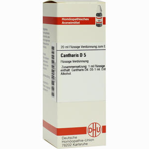Cantharis D5 Dilution 20 ml - ab 0,00 &euro;