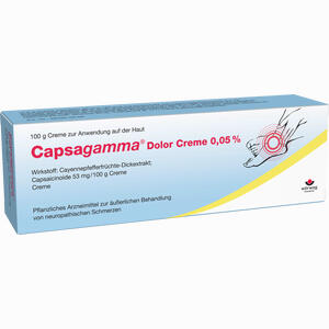 Capsagamma Dolor Creme 0.05%  100 g - ab 12,05 €