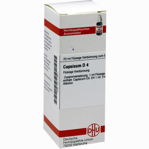 Capsicum D4 Dilution 20 ml - ab 9,31 €