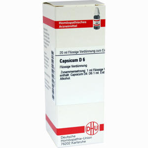 Capsicum D6 Dilution DHU-Arzneimittel GmbH & Co. KG 20 ml - ab 0,00 &euro;