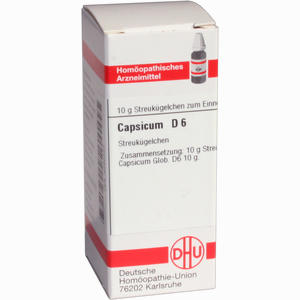 Capsicum D6 Globuli 10 g - ab 7,54 &euro;