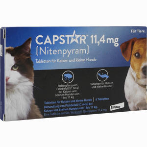Capstar 11.4mg für Katzen und Kleine Hunde Tabletten 6 Stück - ab 15,41 €