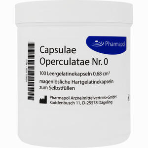 Capsulae Operculatae Nr. 0 0,68 Kapseln 100 Stück - ab 5,59 €