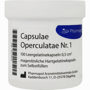 Capsulae Operculatae Nr. 1 0,5 Kapseln 100 Stück - ab 5,02 €