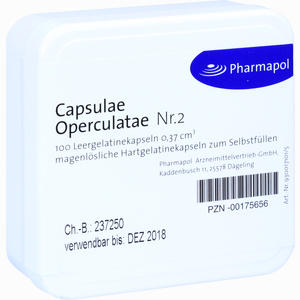 Capsulae Operculatae Nr. 2 0,37 Kapseln 100 Stück - ab 0,00 &euro;