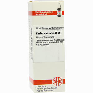 Carbo Animalis D30 Dilution 20 ml - ab 0,00 &euro;