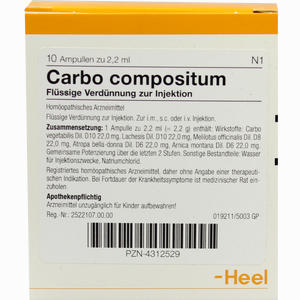 Carbo Comp Ampullen 10 Stück - ab 14,64 €