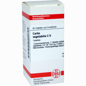 Carbo Veg C6 Tabletten 80 Stück - ab 8,22 €