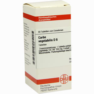 Carbo Veg D6 Tabletten 80 Stück - ab 7,95 €