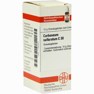 Carboneum Sulfuratum C30 Globuli  10 g - ab 9,96 €