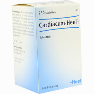 Cardiacum- Heel T Tabletten 250 Stück - ab 27,95 €