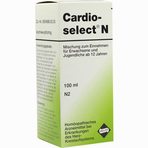 Cardioselect N Mischung Zum Einnehmen Tropfen 100 ml - ab 17,29 €