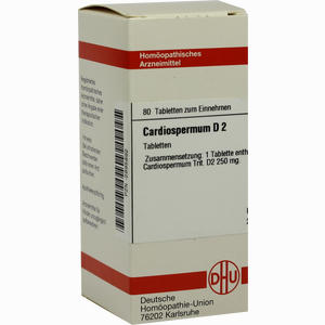 Cardiospermum D2 Tabletten 80 Stück - ab 8,88 €