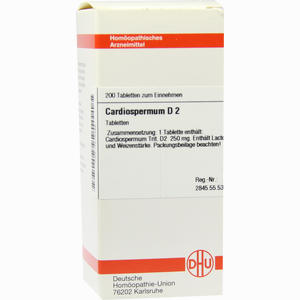 Cardiospermum D2 Tabletten 200 Stück - ab 0,00 &euro;