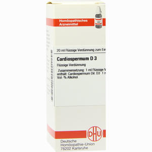 Cardiospermum D3 Dilution DHU-Arzneimittel GmbH & Co. KG 20 ml - ab 9,93 &euro;