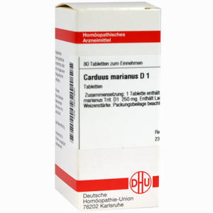 Carduus Mar D 1 Tabletten 80 Stück - ab 8,43 €