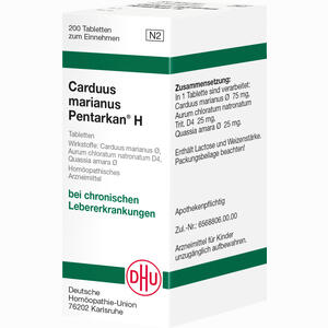 Carduus Marianus Pentarkan H Tabletten 200 Stück - ab 0,00 €