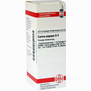 Carica Papaya D3 Dilution 20 ml - ab 0,00 €