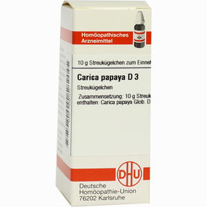Carica Papaya D3 Globuli 10 g - ab 0,00 &euro;