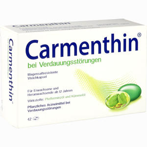 Abbildung von Carmenthin bei Verdauungsstörungen Weichkapsel Kapseln 42 Stück