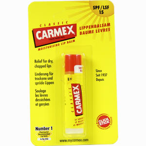 Carmex Lippenbalsam F. Trockene Spröde Lippen Stift 4.25 g - ab 2,56 €