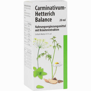 Carminativum- Hetterich Balance Tropfen 20 ml - ab 5,67 €
