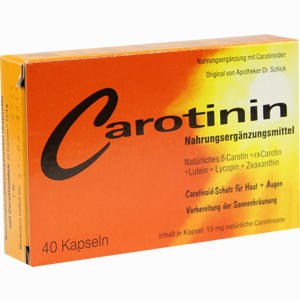 Carotinin Kapseln 40 Stück - ab 9,29 €
