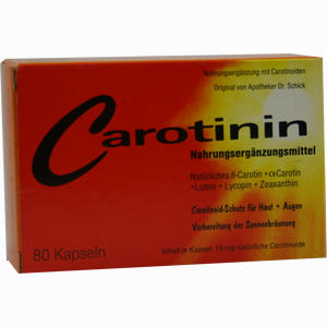 Carotinin Kapseln 80 Stück - ab 15,45 €