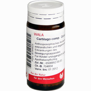 Cartilago Comp Globuli 20 g - ab 7,56 €