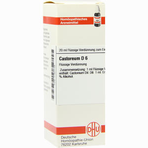 Castoreum D6 Dilution 20 ml - ab 0,00 &euro;