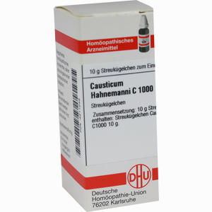 Causticum Hahnemanni C1000 Globuli  10 g - ab 32,01 €
