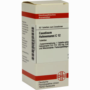 Causticum Hahnemanni C12 Tabletten  80 Stück - ab 0,00 &euro;